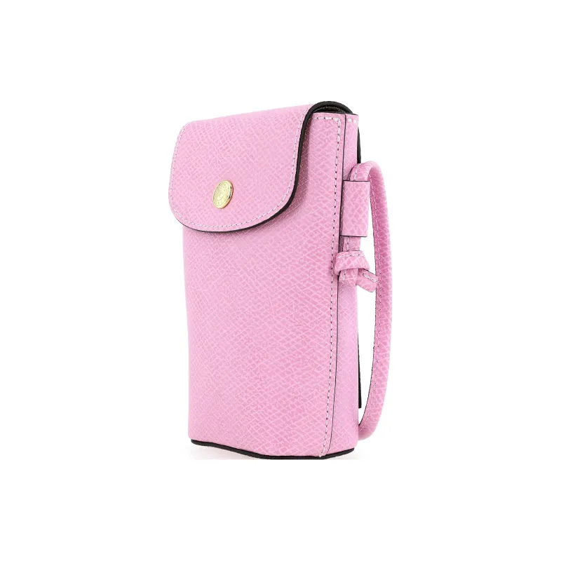 LONGCHAMP Épure Cow Leather Shoulder Bag Crossbody Bag Cell Phone Pouch Women's Pink-1