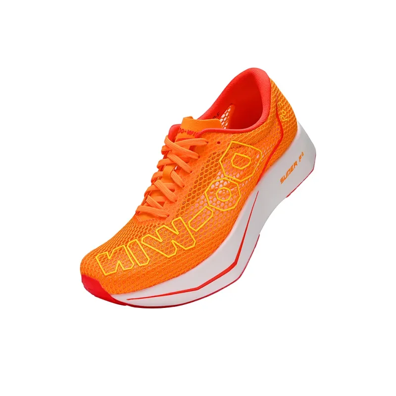 DO WIN Low Top Full Length Carbon Plate+Supercritical Midsole Casual Running Shoes Unisex Orange-1