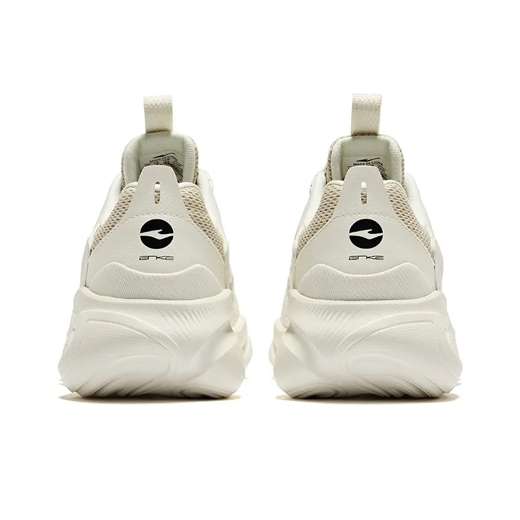 Erke Chasing The Light Cushioning Slip Resistant Low Top Casual Shoes Men's Microcrystal White Pumice Gray-3