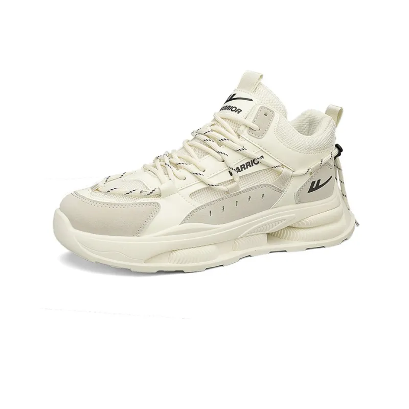 Warrior Low Top Chunky Sneakers Men's Greige-1