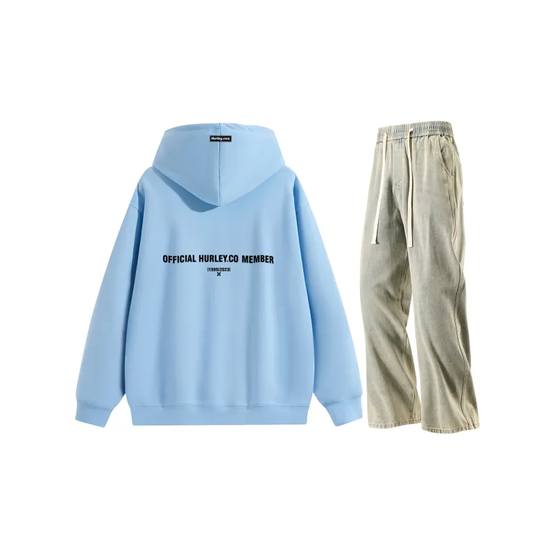 Hurley Sweatshirt Sets Unisex-35