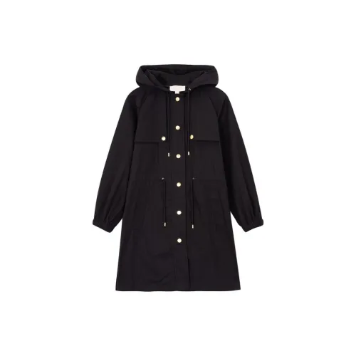 MICHAEL KORS Trench Coats Women's Black