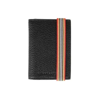 Burberry Genuine Leather Wallet Men's Black