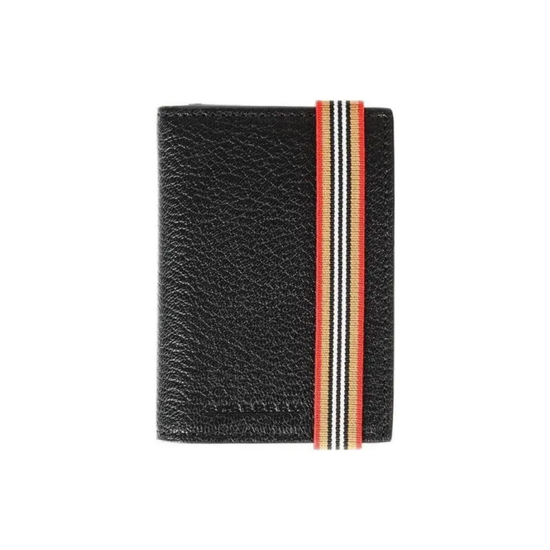 Burberry Genuine Leather Wallet Men's Black-0