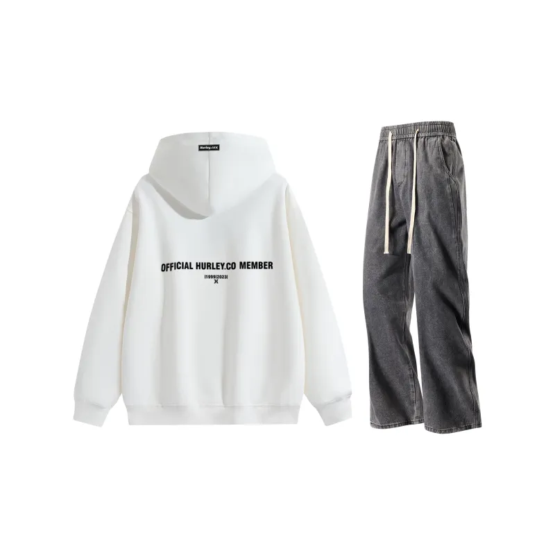 Hurley Sweatshirt Sets Unisex-17