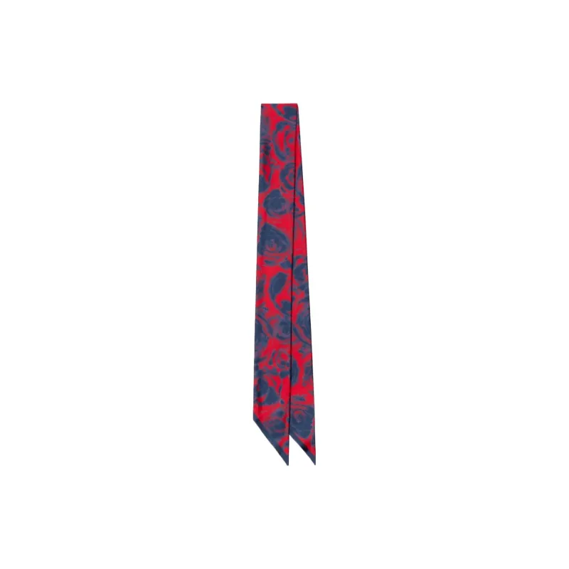 Burberry Water Rose Silk Scarf-0