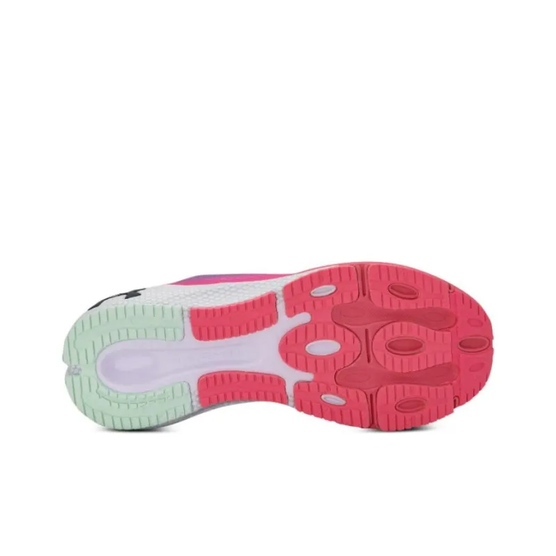 Under Armour HOVR Machina 3 Breathable Low Top Running Shoes Women's Pink White-4