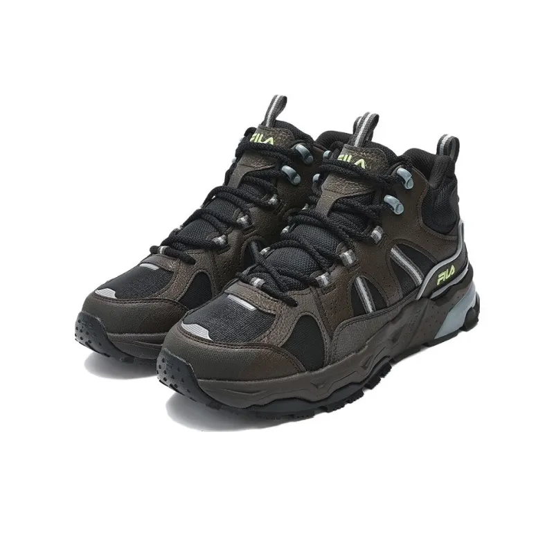 FILA Trek 1S Cushioning Wear Resistant Low Top Casual Shoes Men's Dark Brown-2