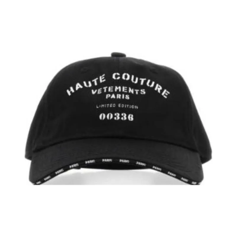 Vetements Baseball Caps Men's Black-0