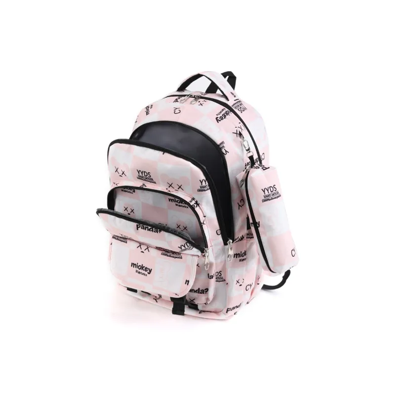 SURELAPTOP Oxford Laptop Backpack Regular Unisex Black/Gray/Pink/Blue-4