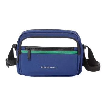 SAMSONITE MARSTON Nylon Small Square Bag Shoulder Bag Crossbody Bag Mini Men's Blue