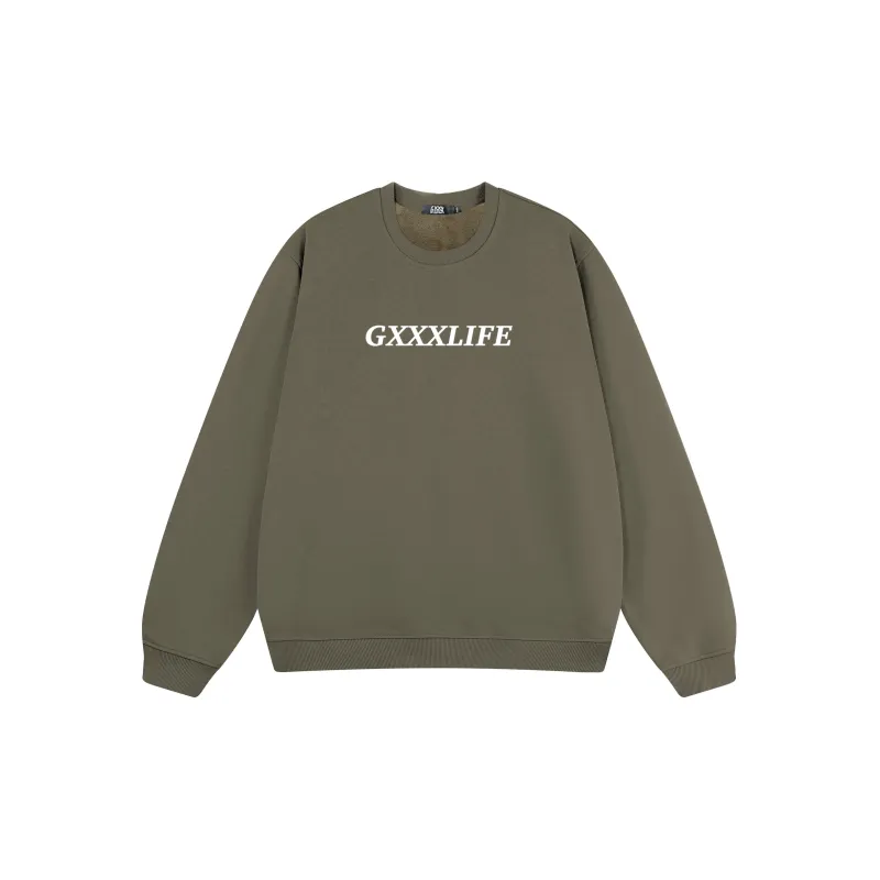 GXXX Pullover Crew Neck Sweatshirt Unisex-23