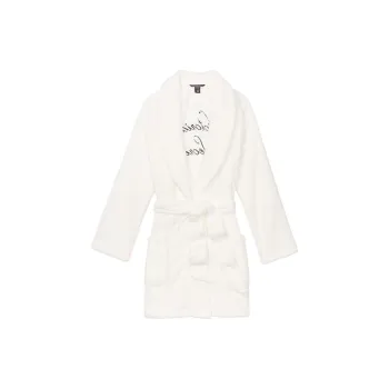 Victoria's Secret Bath Robes Women's White