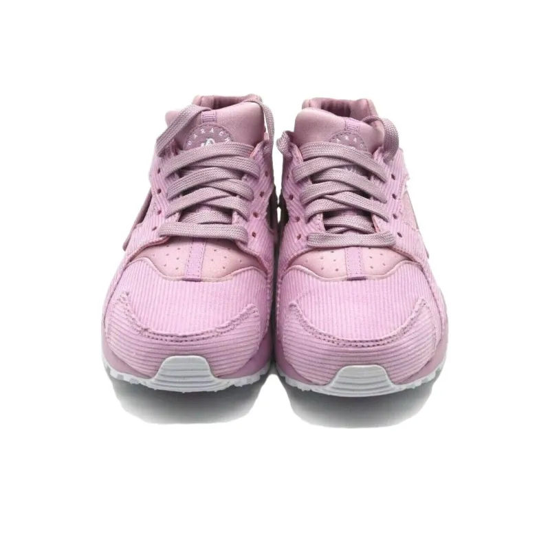 Nike Huarache Run Cushioned Slip Resistant Low Top Running Shoes GS Light Pink-2