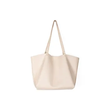 HAWA PU Shoulder Bag Medium Size Women's Ecru/Apricot/Brown/Coffee/Black