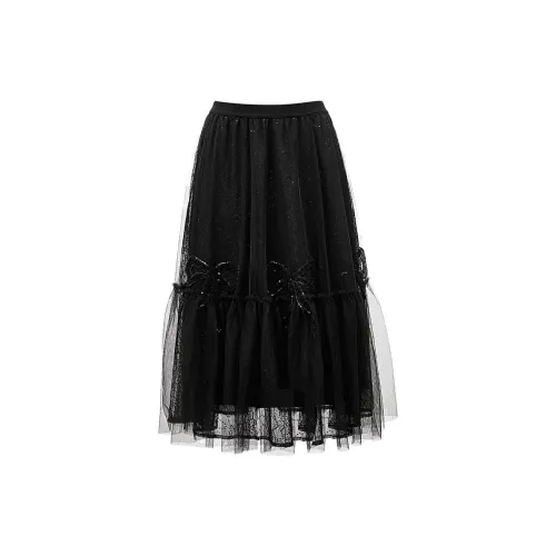 VERO MODA Casual Long Skirts Women's S59 Black