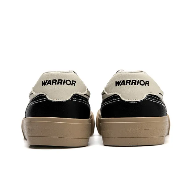 Warrior Abrasion Resistant Breathable Slip Resistant Low Top Casual Shoes Unisex Beige Black-4