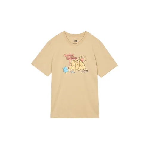 THE NORTH FACE Summer Outdoor Exploration T-Shirts Men Earth Yellow