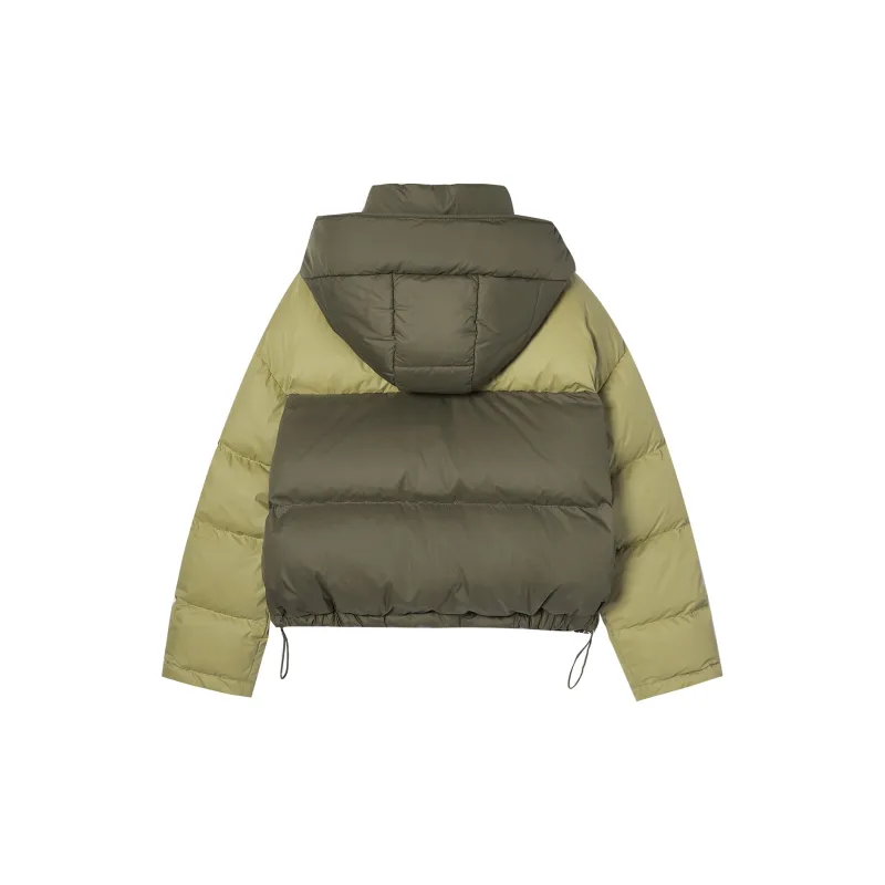 I'M ONE Casual Down Jacket Yellow Green Women's-1