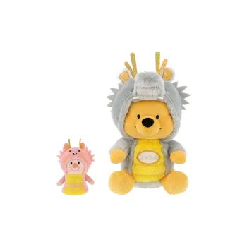 Disney 2024 Year Of The Dragon Collection Winnie, Piglet Dolls Plush Doll 21cm Height