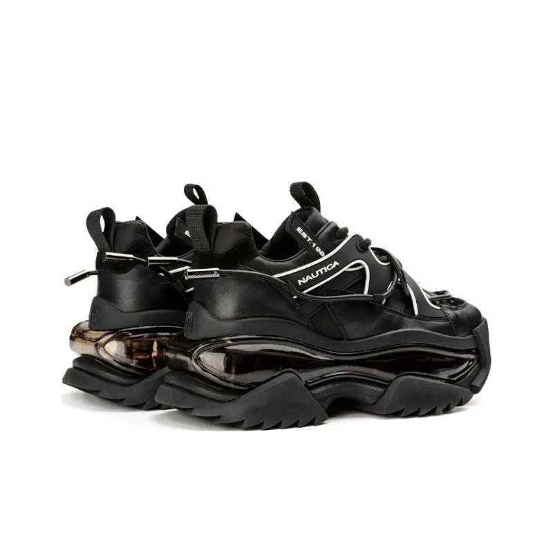 NAUTICA Anti-Slip Wear-Resistant Breathable Height Increasing Low-Top Chunky Sneakers Women's-9
