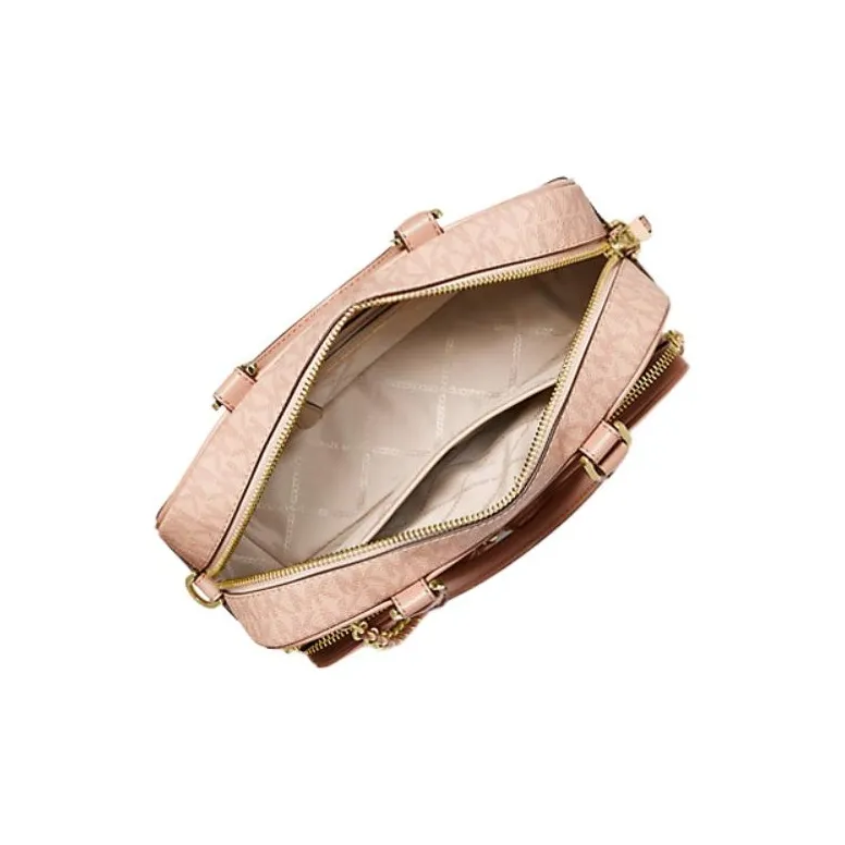 MICHAEL KORS Elliot Coated Canvas Messenger Bag Shoulder Bag Crossbody Bag Handbag Medium Size Women's Ballet Dance-2