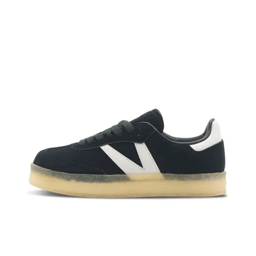 X-POLAR Panda Collection German Army Trainers Low-Top Skateboard Shoes Unisex Smoke Black