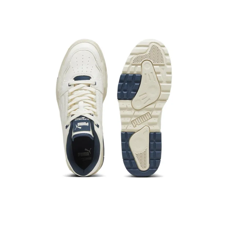 PUMA Slipstream Xtreme Leather Anti Slip Wear Resistant Low Top Skateboard Shoes Unisex White-4