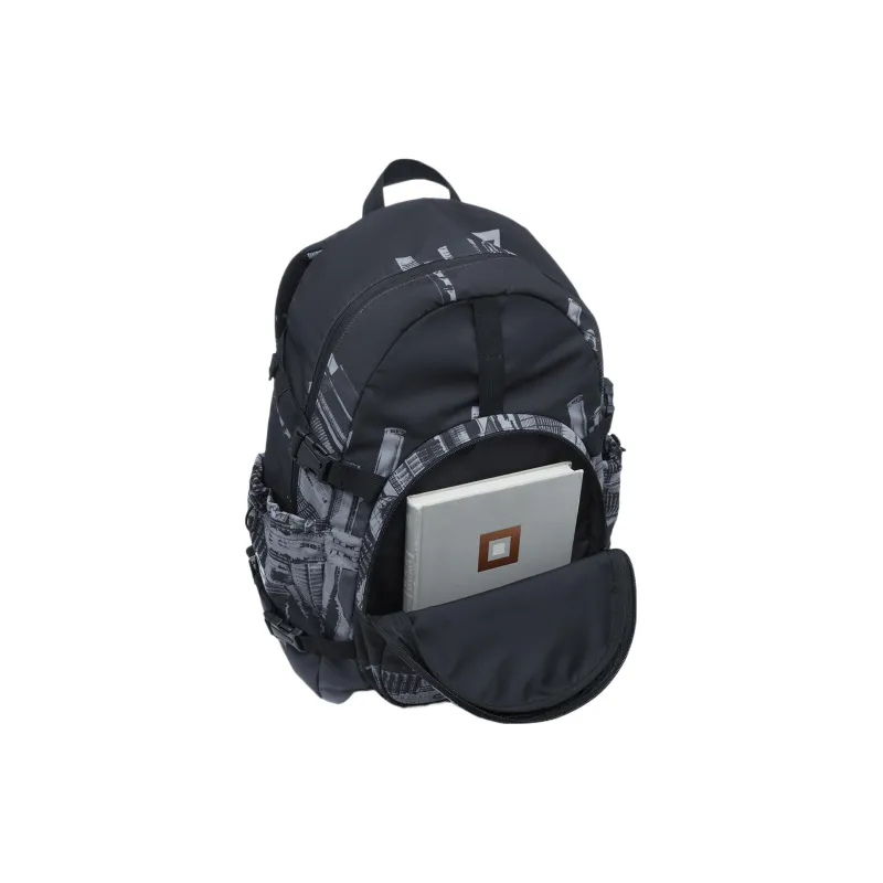 LiNing Steven Harrington Collaboration Polyester Backpack Regular Unisex Black Gray Color-5