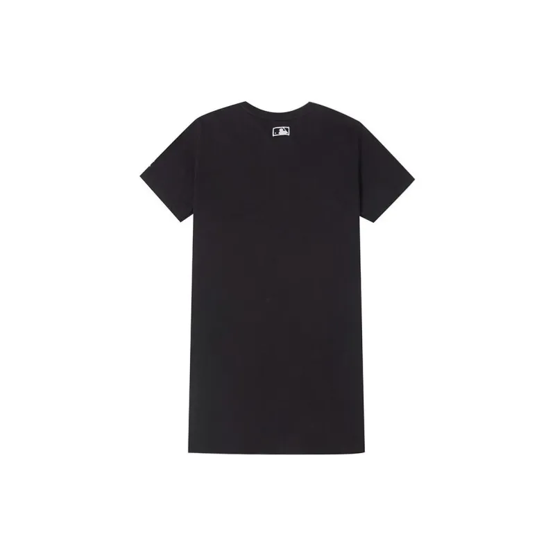 MLB New York Yankees Short Sleeved Dresses Women's Black-1