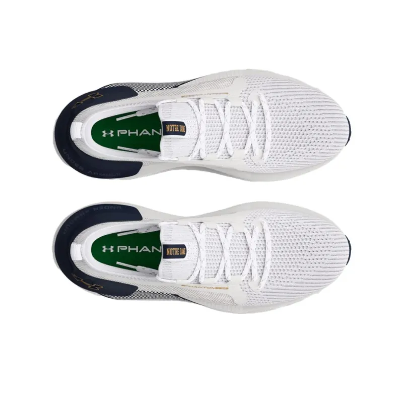 Under Armour HOVR Phantom 3 Wear resistant And Lightweight Low Top Running Shoes Unisex White Gray-2