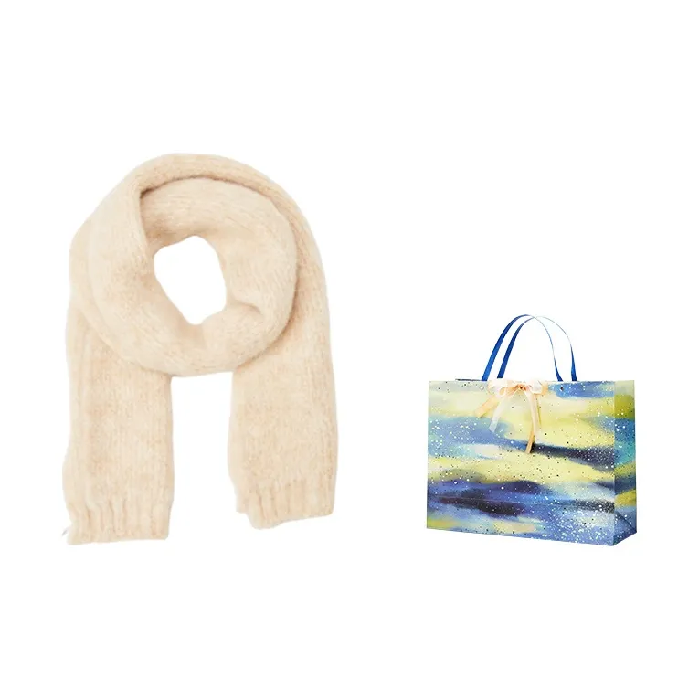 MUYKUY Knit Scarves Unisex-6
