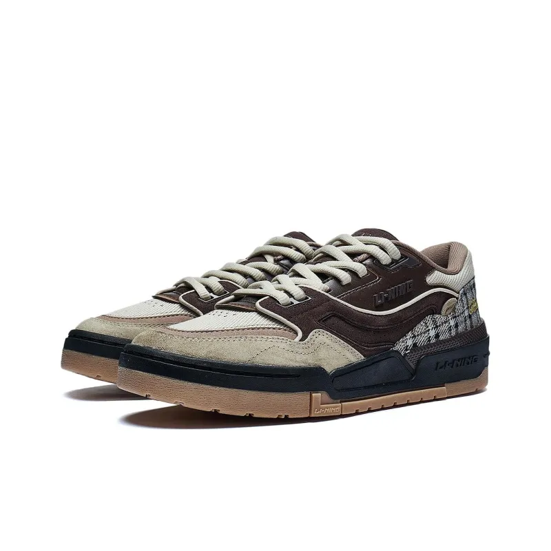 LiNing 001 BTC Prm Slip Resistant Low Top Skateboard Shoes Men's Umber-2