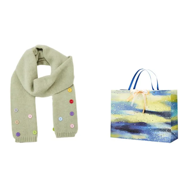 MUYKUY Knit Scarves Women's-7