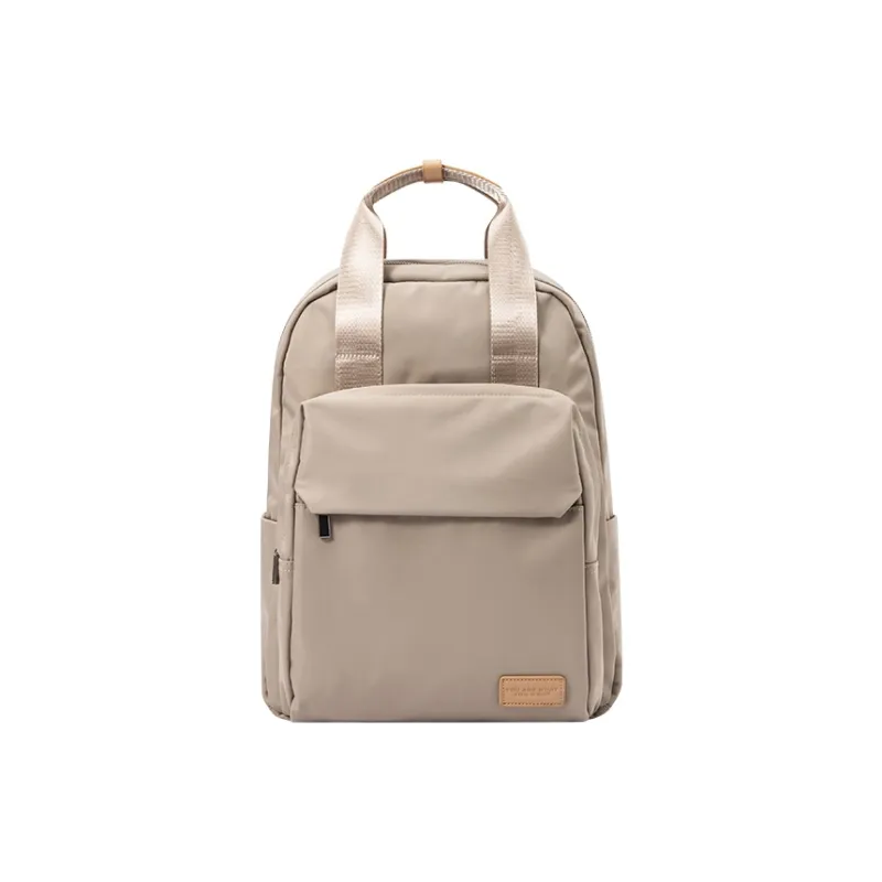 SEM/R Nylon Laptop Bag Backpack Tubas Women's Light Khaki/Dream Pink-0