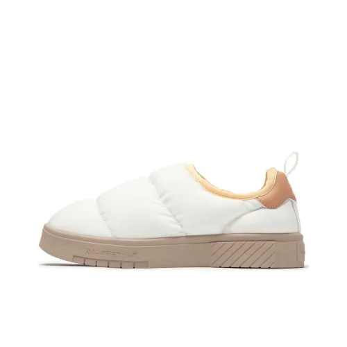 361° Warm Slip-Resistant Low-Top Skateboard Shoes Women's White