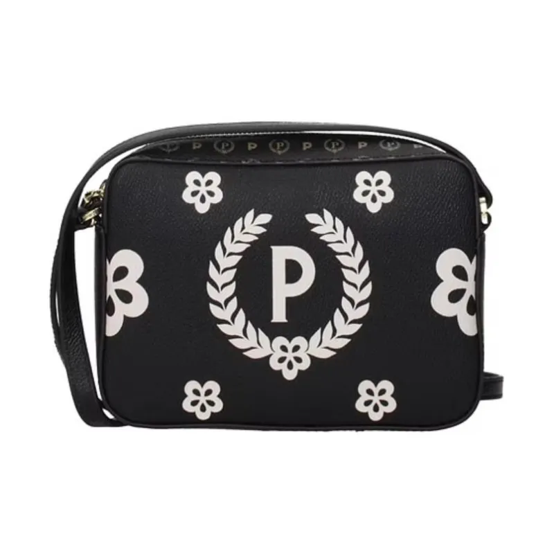 Pollini Calfskin Crossbody Bag Regular Women's Black-2