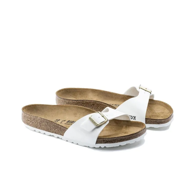 Birkenstock Slide Slippers Women's White Regular-2