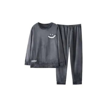 Xiang Ning Pai Pajama Set Men's Premium Gray