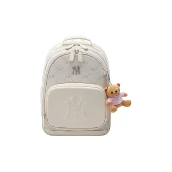 MLB Cotton With Polyester Backpack Regular Women's Ecru