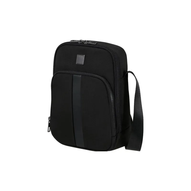 SAMSONITE Recycled Polyester Messenger Bag Shoulder Bag Crossbody Bag Medium Size Men's Black-1