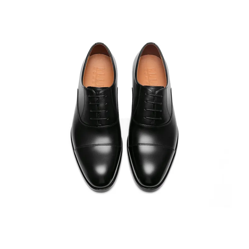 ELLE HOMME Dress Shoes Men Low Top Black/Light Brown-2