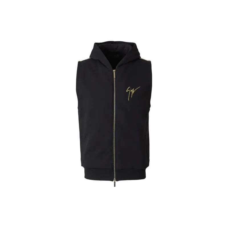 Giuseppe Zanotti Sleeveless Zip front Hoodie-1