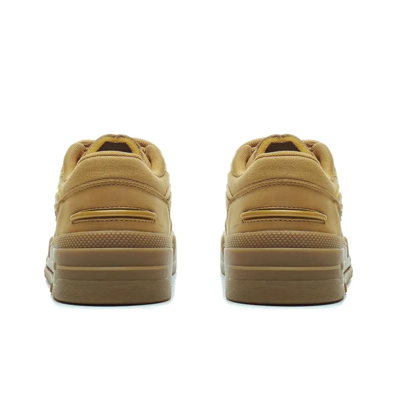 LiNing 001 BTC Prm Slip Resistant Low Top Skateboard Shoes Men's Yellow Brown-4