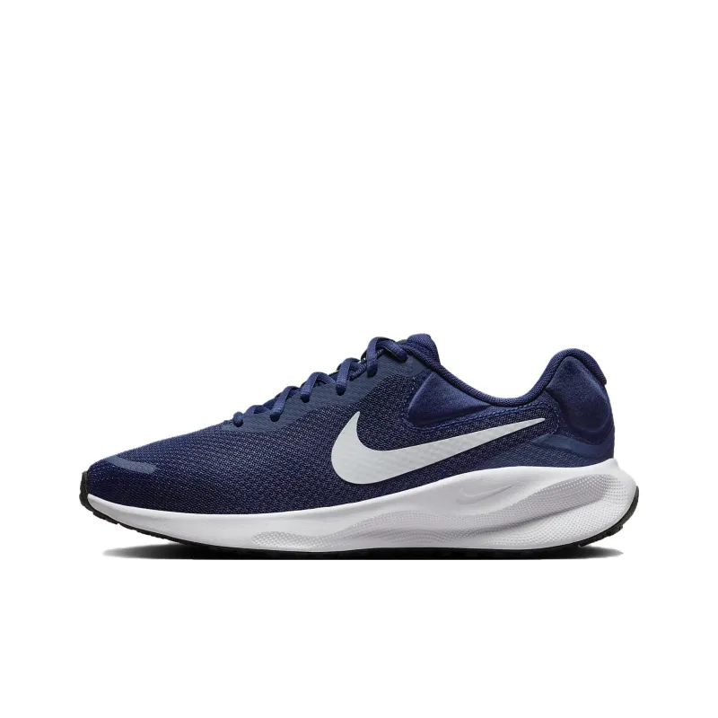 Nike Revolution 7 Midnight Navy Black White Pure Platinum-0