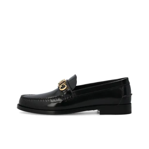 GUCCI Leather Loafers Black