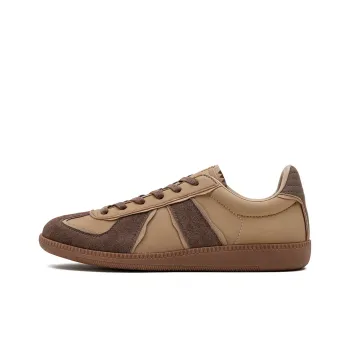 MADEN Low Top Skateboard Shoes Men's Khaki Brown
