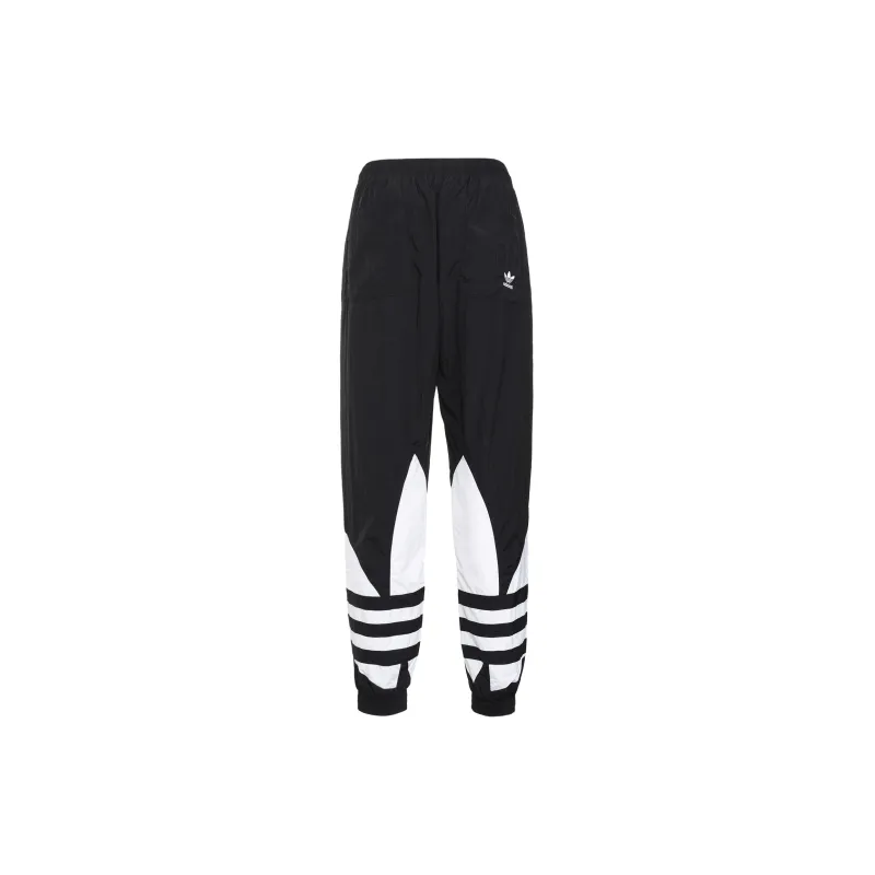 Adidas Originals Big Trefoil Track Pants Men Black Knitted Sweatpants Men's Black-1