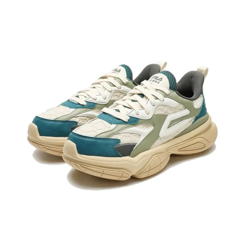 FILA Nucleo Icona Chunky Sneakers 'White Green Teal'-2