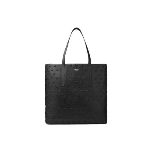 Jimmy Choo Smooth Calf Leather Tote Bag Shopping Bag Shoulder Bag Handbag Regular Men's Black